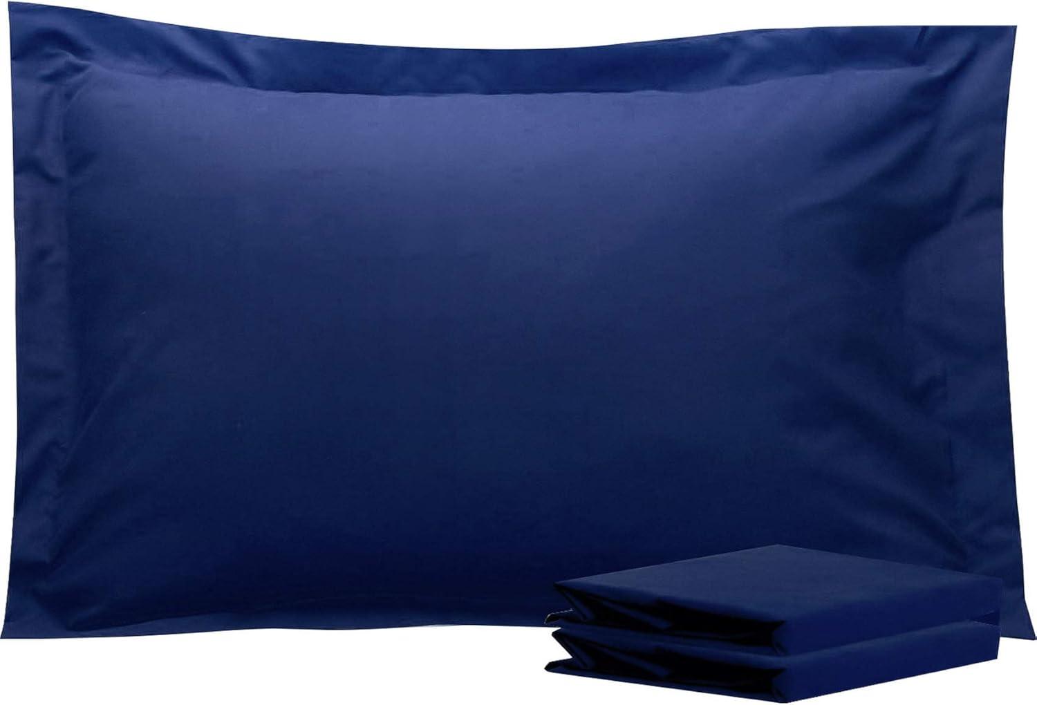 BEFIHO Standard Pillow Shams - 2 Pack Brushed Microfiber 20X26 Sham Covers - Super Soft And Cozy, Wrinkle, Fade, Stain Resistant Oxford Pillowcases (Set of 2)