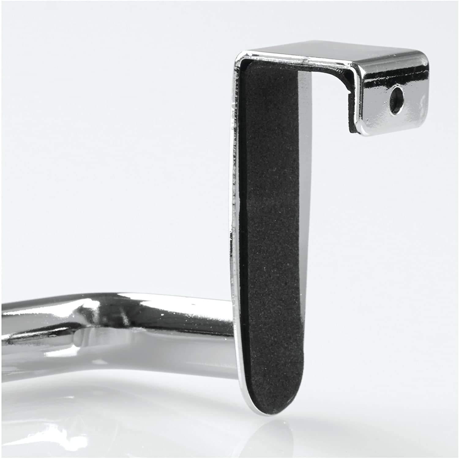iDesign Axis Over-the-Cabinet Kitchen Dish Towel Bar Holder - 9", Chrome
