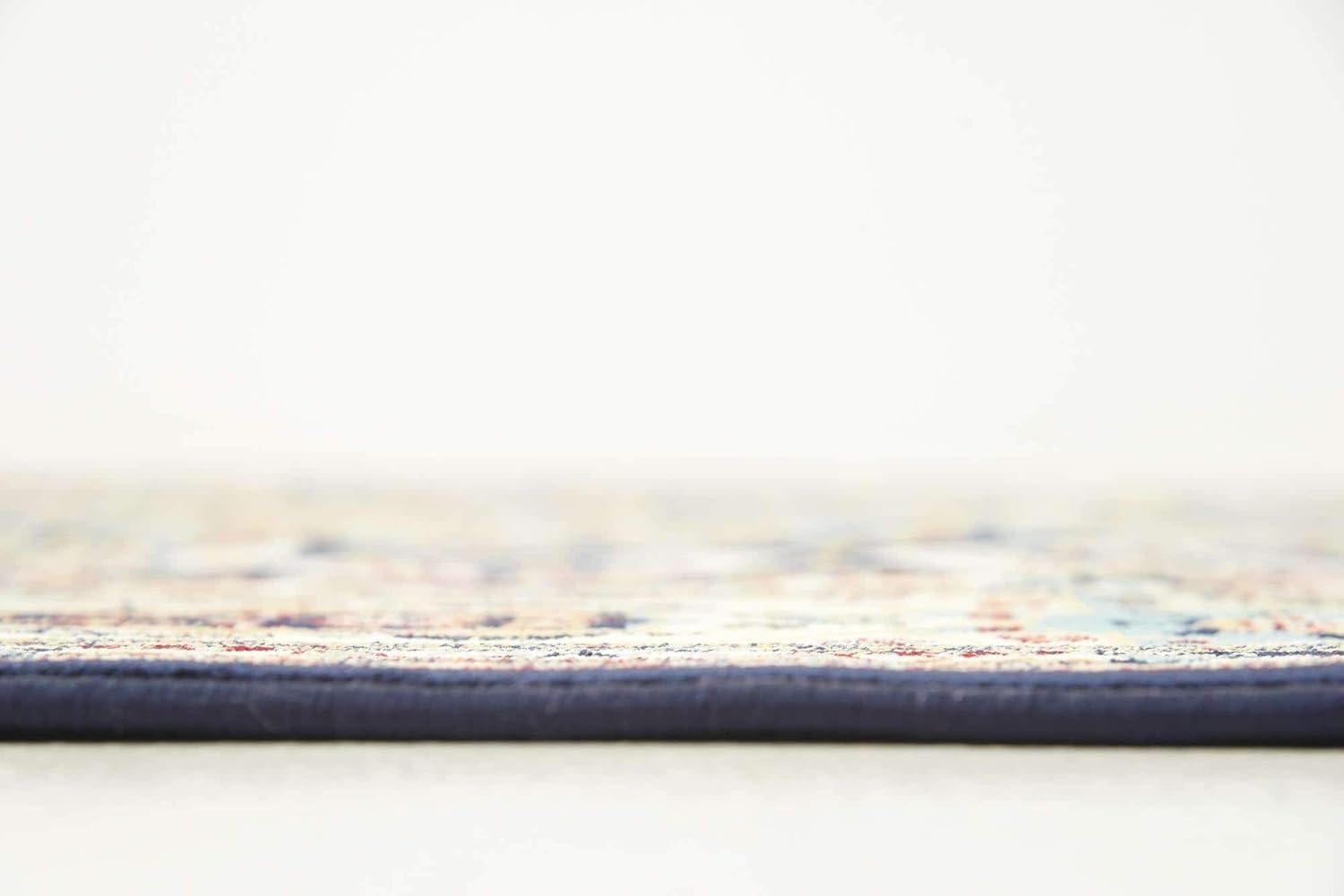 Unique Loom Narenj Collection Area Rug - Adams (5' 1" x 8' Rectangle Navy Blue/Beige)