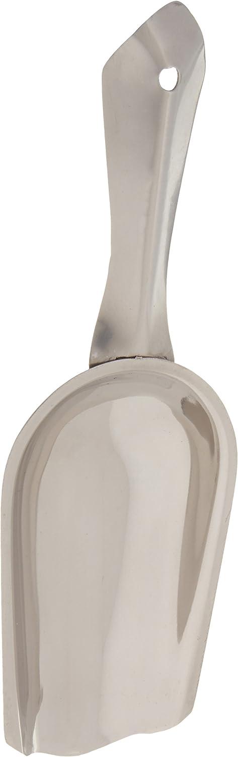 4 Ounce Silver Stainless Steel Ice Scoop