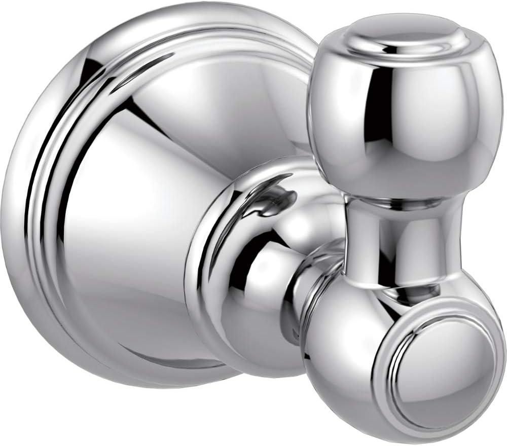 Polished Chrome Modern Stainless Steel Single Towel Hook