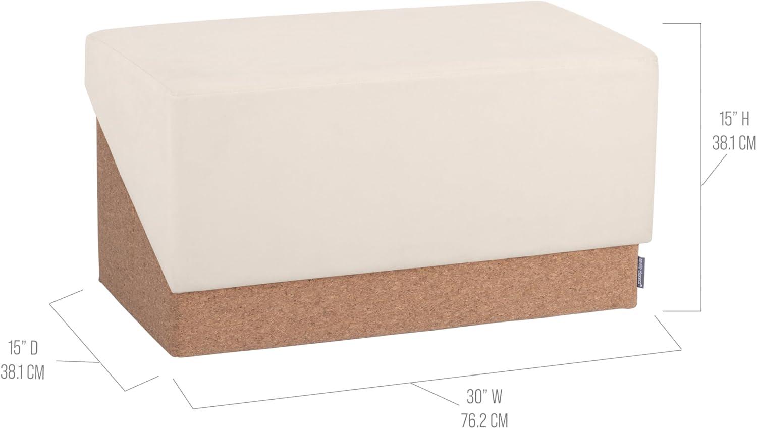 The Vineyard Collection Cork Storage Trunk Ottoman