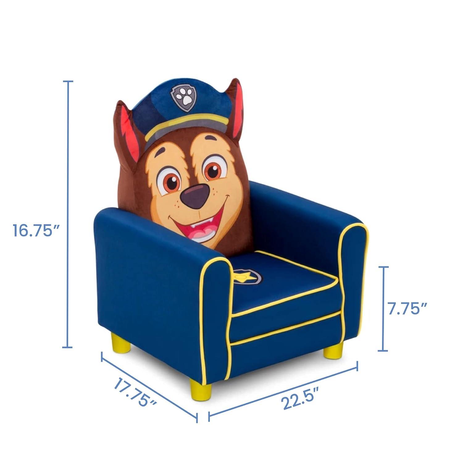 Adventure Bay Blue Chase-Themed Cozy Kids' Armchair