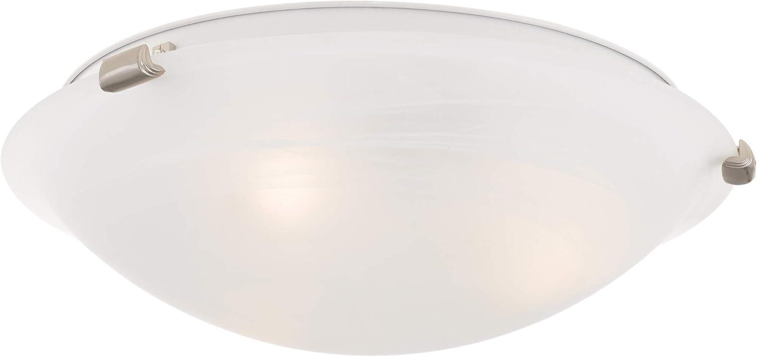 Livex Lighting Oasis 3 - Light Flush Mount in  Brushed Nickel