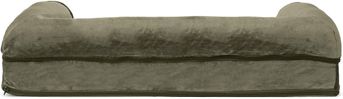 Luxe Fur & Performance Linen Sofa Bed