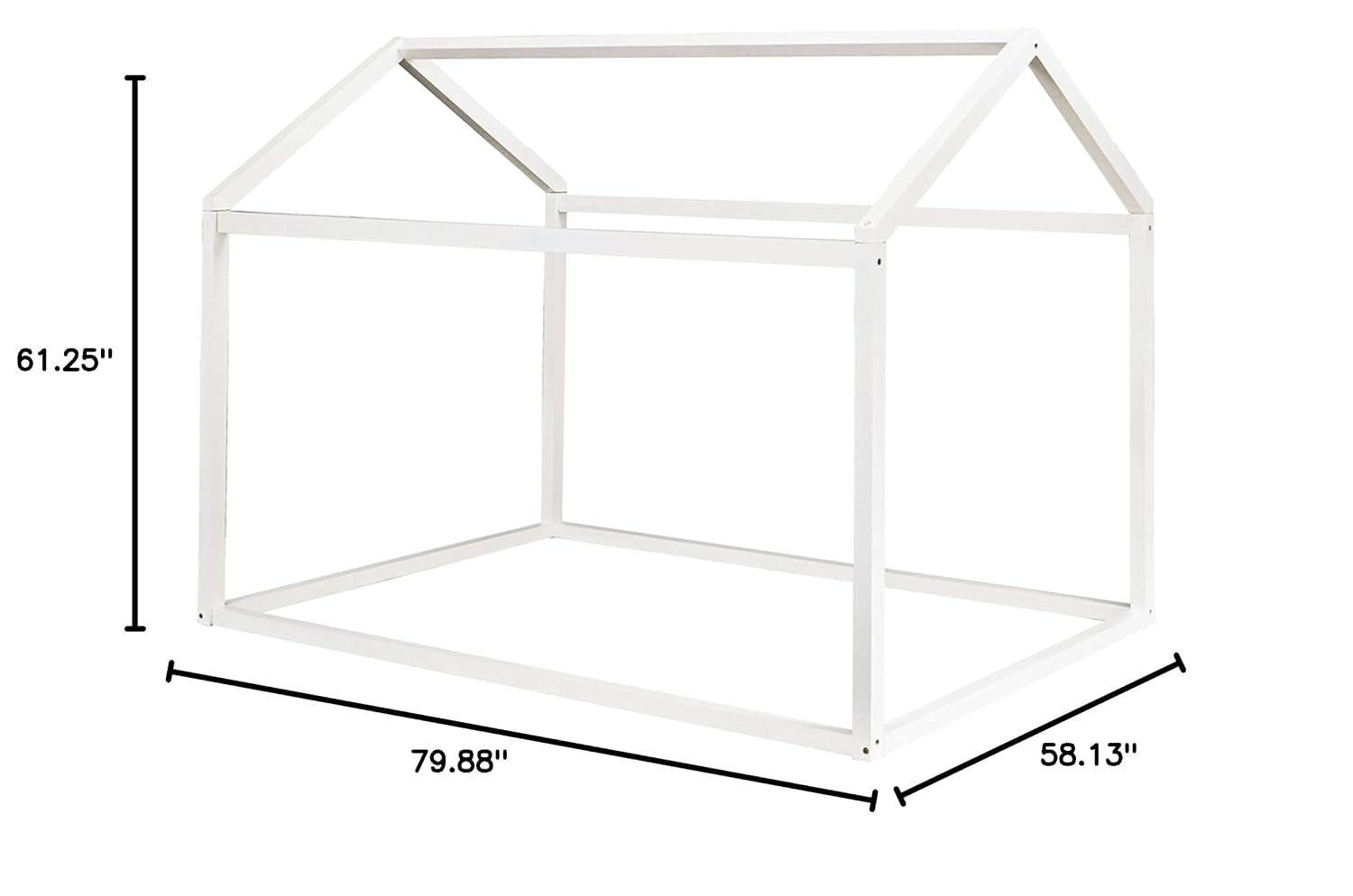 Signature Design by Ashley Flannibrook Contemporary House Bed Frame, Full, White