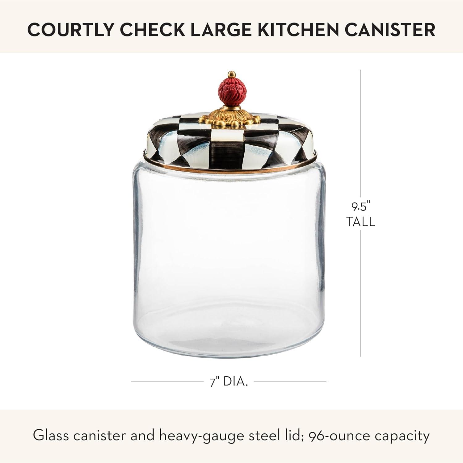 MacKenzie-Childs Courtly Check® Kitchen Canister