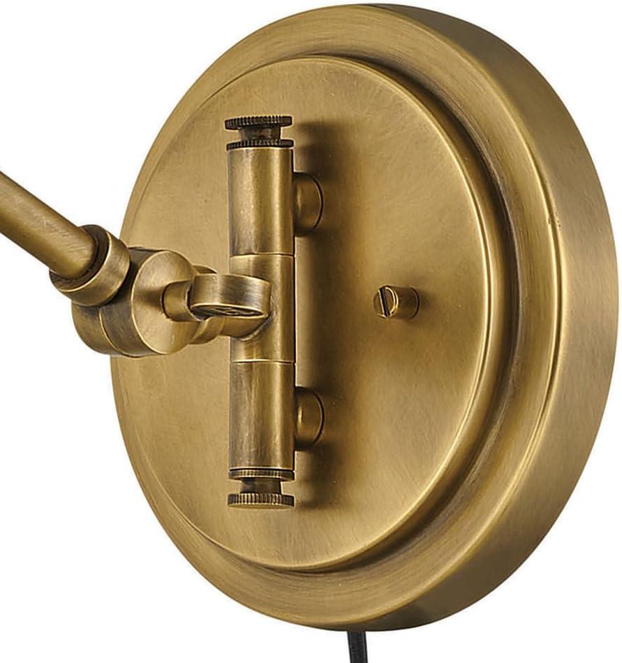 Lennon Plug-In Task Sconce - Brass