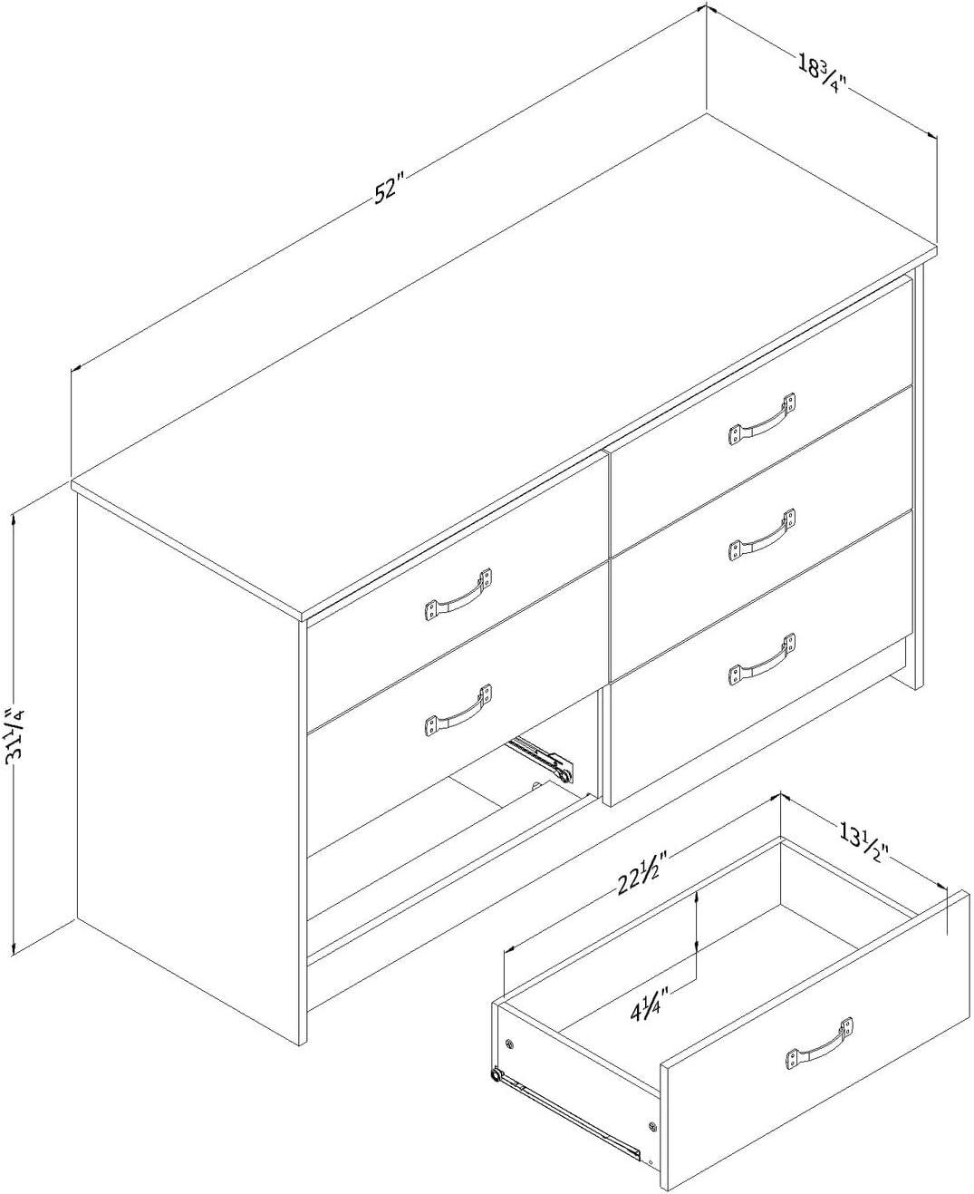 Tassio 6-Drawer Dresser