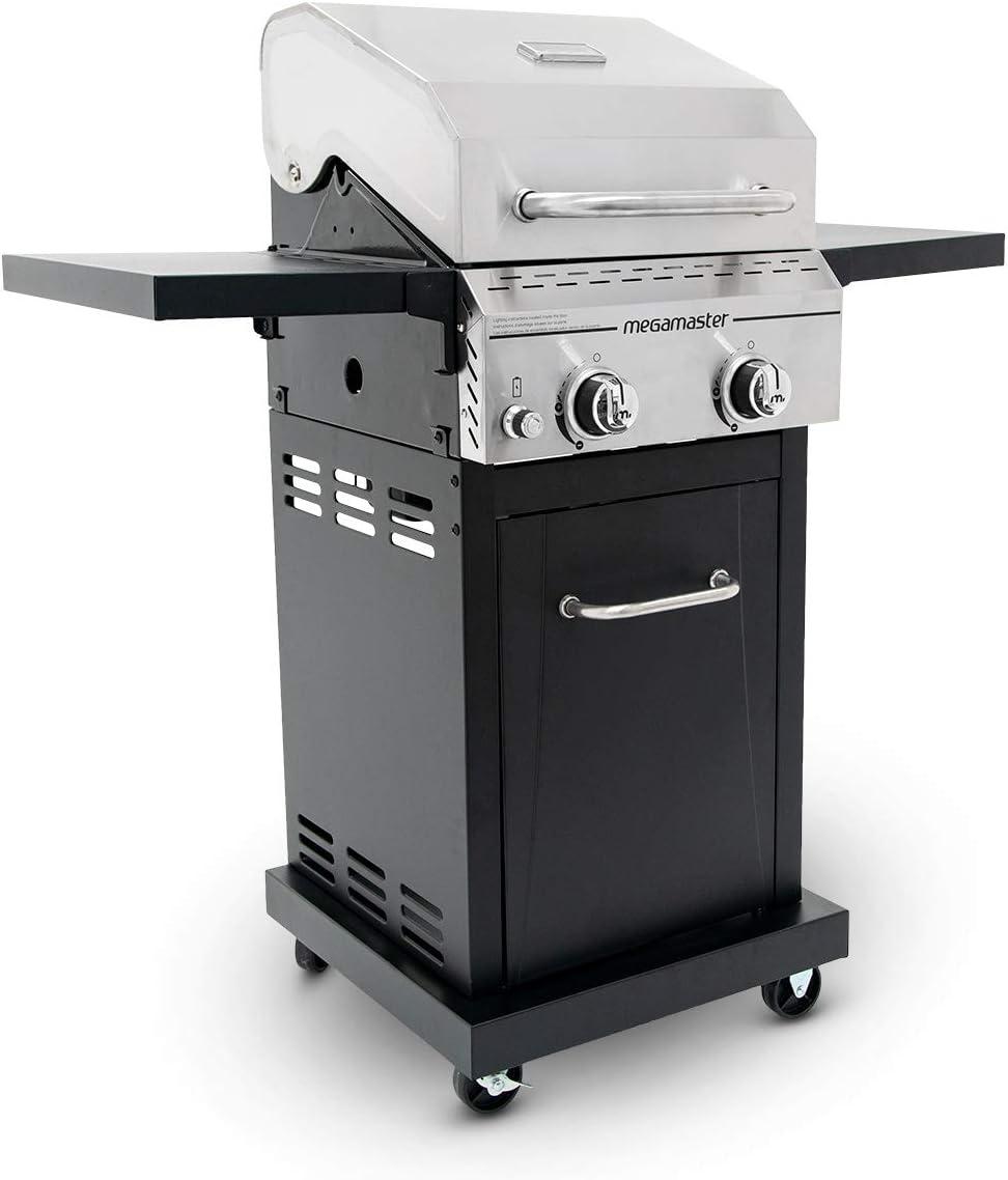 Megamaster 2 - Burner Freestanding Liquid Propane Gas Grill