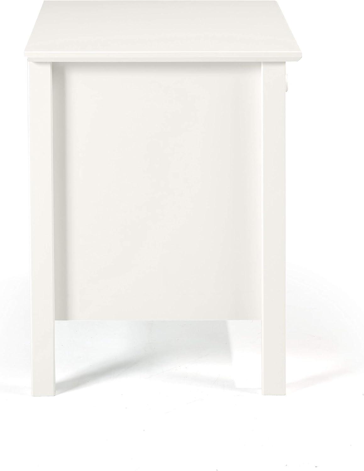 Simplicity White Brazilian Pine 1-Drawer Nightstand