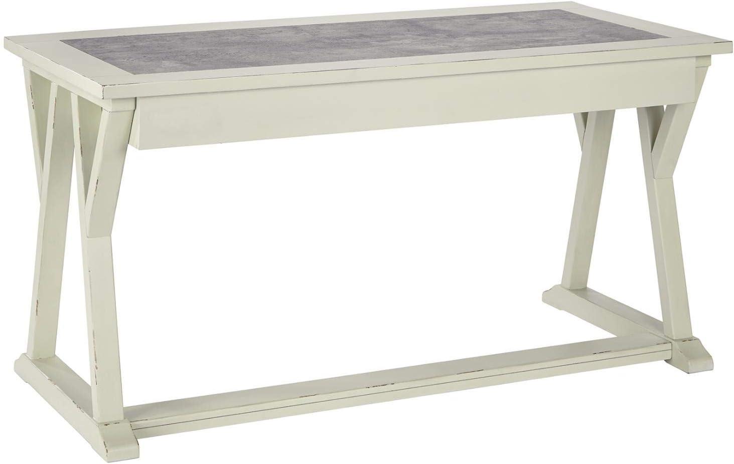 Signature Design by Ashley Casual Jonileene 60" Home Office Desk  White/Gray