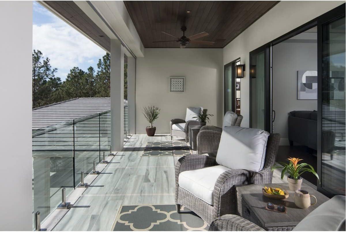 Progress Lighting Endicott 1-Light Outdoor Wall Lantern, Antique Bronze, Linen Glass Shade