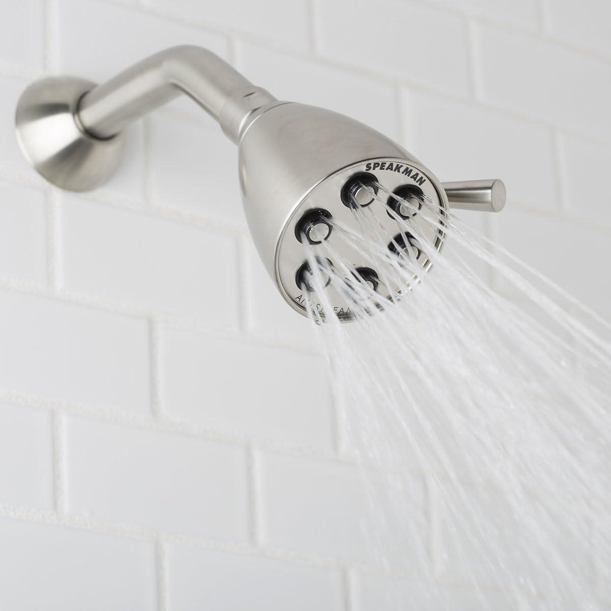 Brushed Nickel Wall Mounted Rain Jet Shower Head