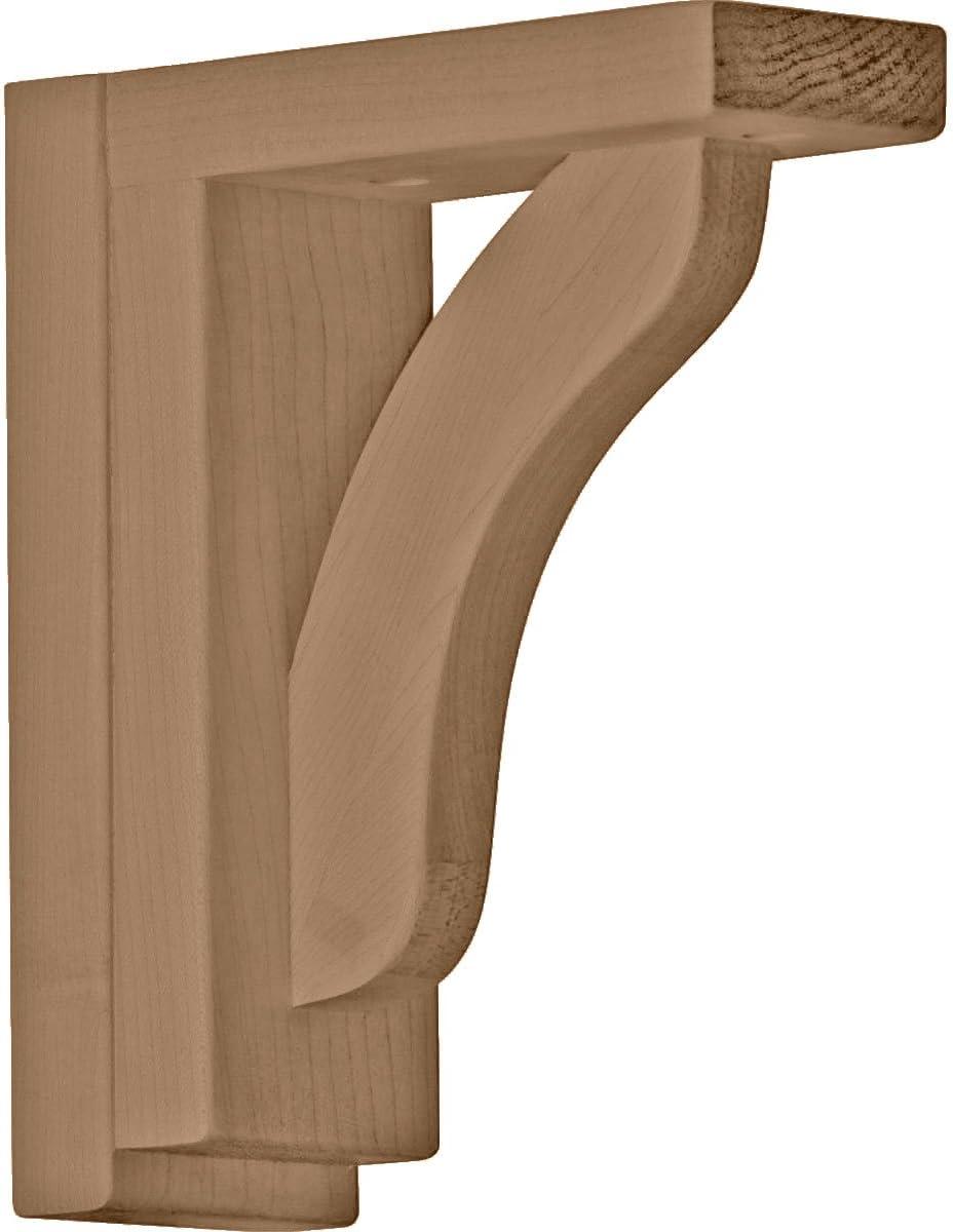 Ekena Millwork Reese H 2.5'' W D Wood Bracket / Corbel