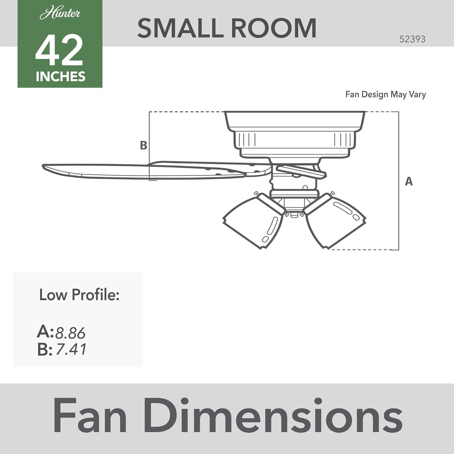 Newsome 42" 5 - Blade Flush Mount Ceiling Fan with Lights and Pull Chains