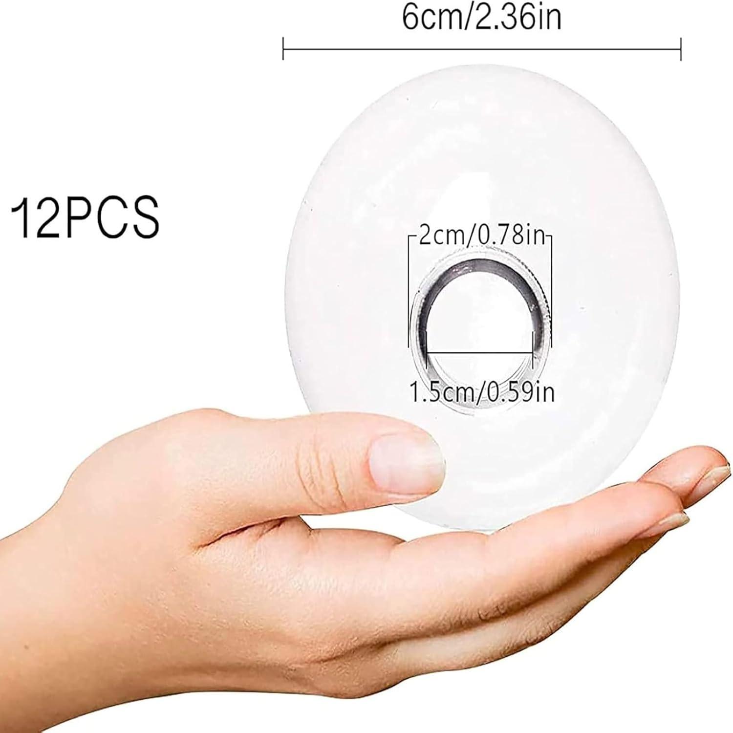 Dytern Christmas,12pcs Transparent Christmas Ball Empty DIY Balls Christmas Tree Baubles