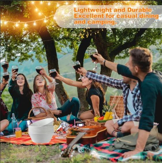 Cereal Bowl, Set of 8 Soup Bowls 36 Ounces Unbreakable Wheat Straw Bowls Microwave Dishwasher Safe Reusable Bowls for Kitchen Cereal Salad Soup Rice Noodle Oatmeal