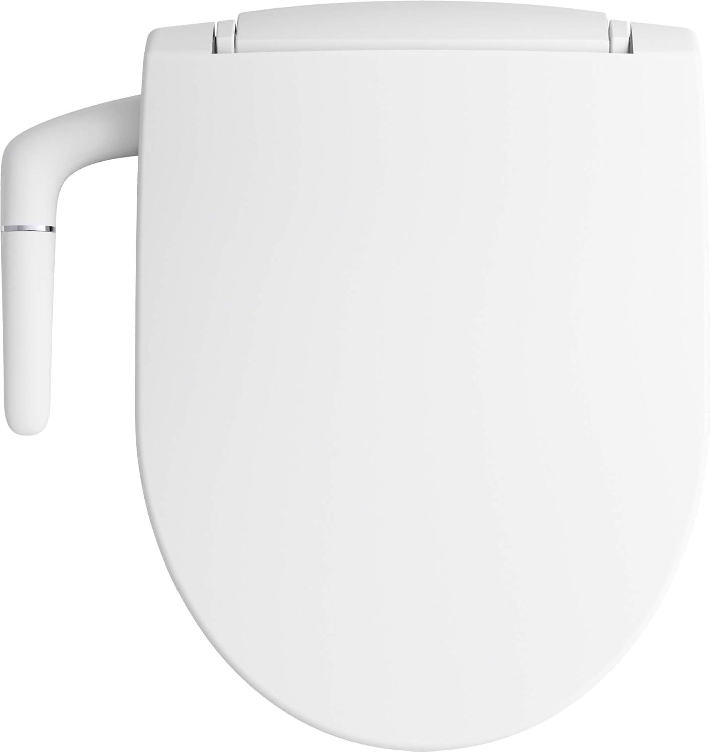 PureWash M250 Round Bidet Toliet Seat, Manual Non-Electric Bidets for Existing Toilets