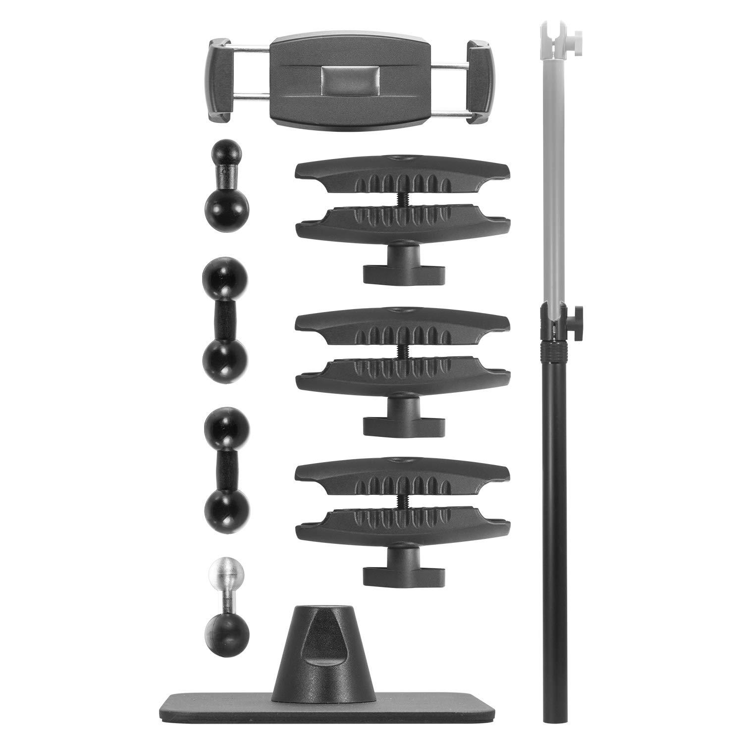 iBOLT Stream-Cast Stand Adjustable Overhead Phone Mount for Live Streaming Tutorial Videos and Photos. Great for Crafters, Bakers, Artists