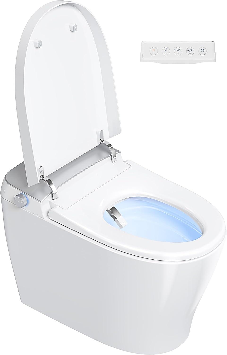 BidetMate 5000 Series Self-Cleaning Smart Toilet with Bidet, Night Light & Remote