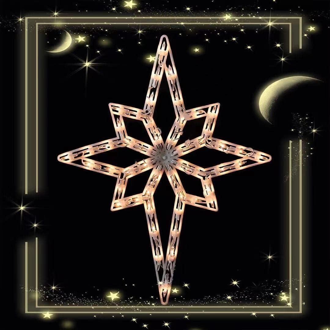 Northlight 18" Lighted Star of Bethlehem Christmas Window Silhouette Decoration