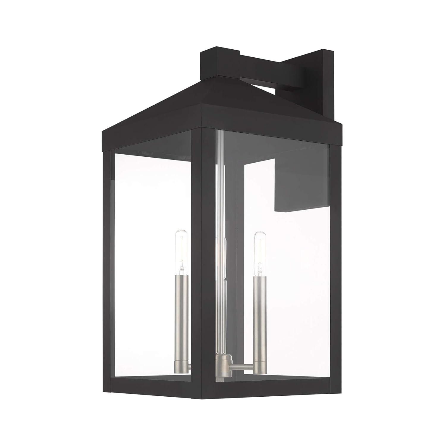 Livex Lighting Nyack 3 - Light Wall Light in  Black