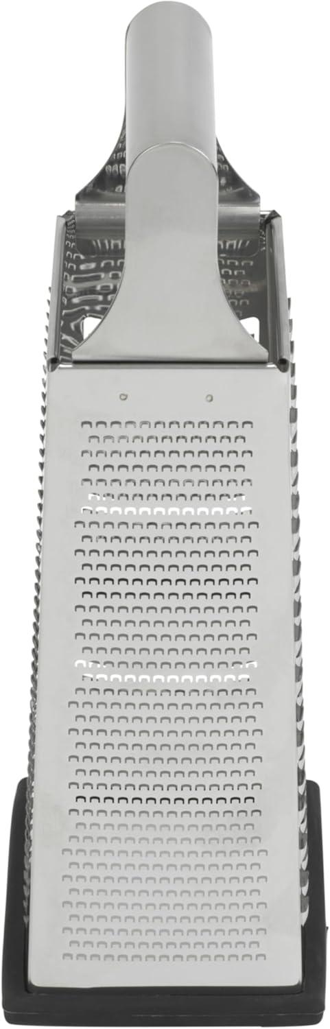 GoodCook Gourmet 4-sided Box Grater, Stainless Steel, Stay Sharp Etched Blades, Non-slip Base