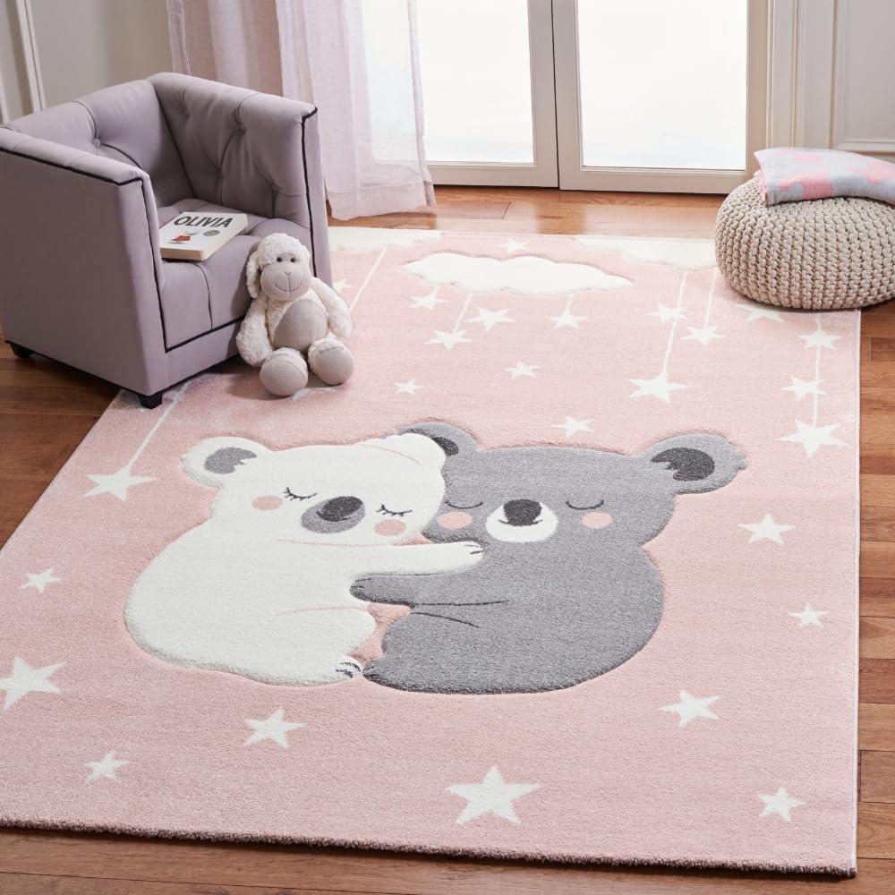 Carousel Kids CRK195 Power Loomed Area Rug  - Safavieh