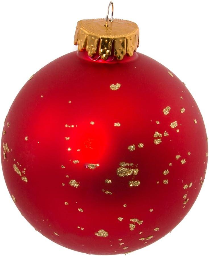 Kurt Adler 12 Piece 12 Days of Christmas Decorative Glass Ball Ornament Set