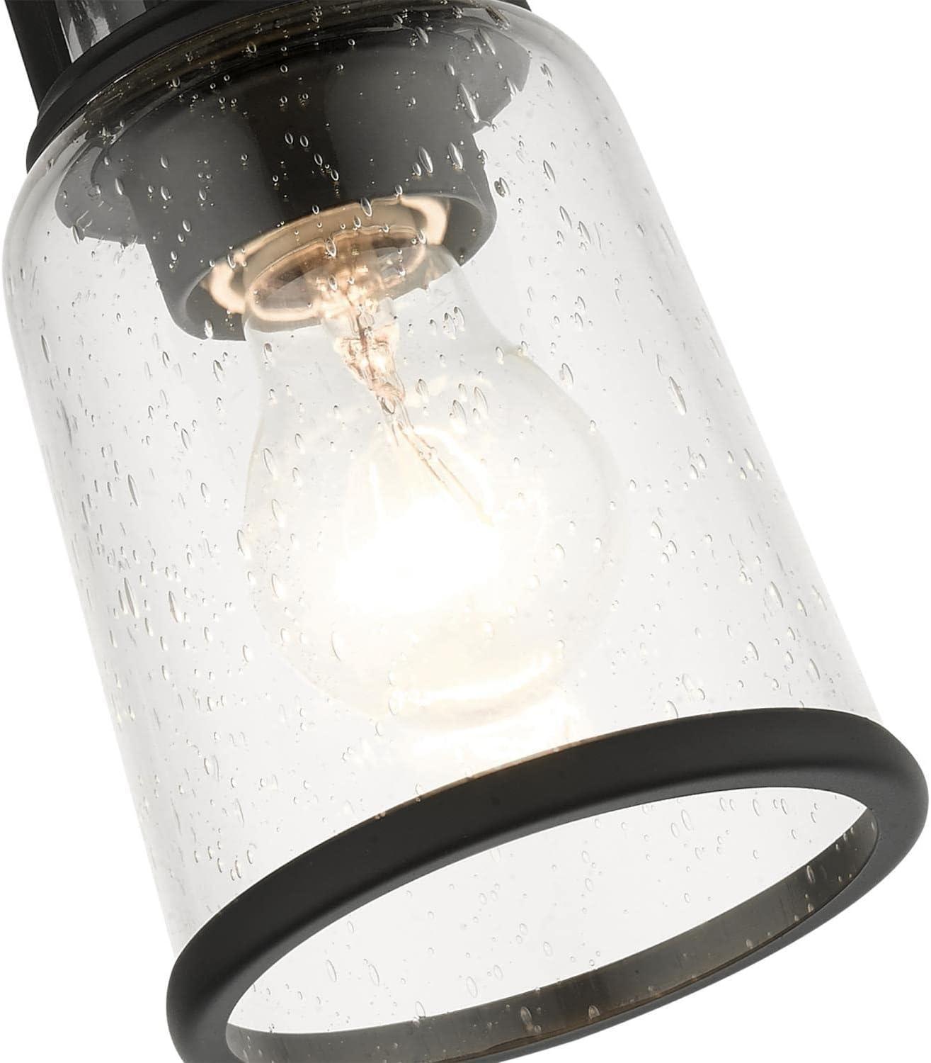 Livex Lighting Lawrenceville 1 - Light Flush Mount in  Black