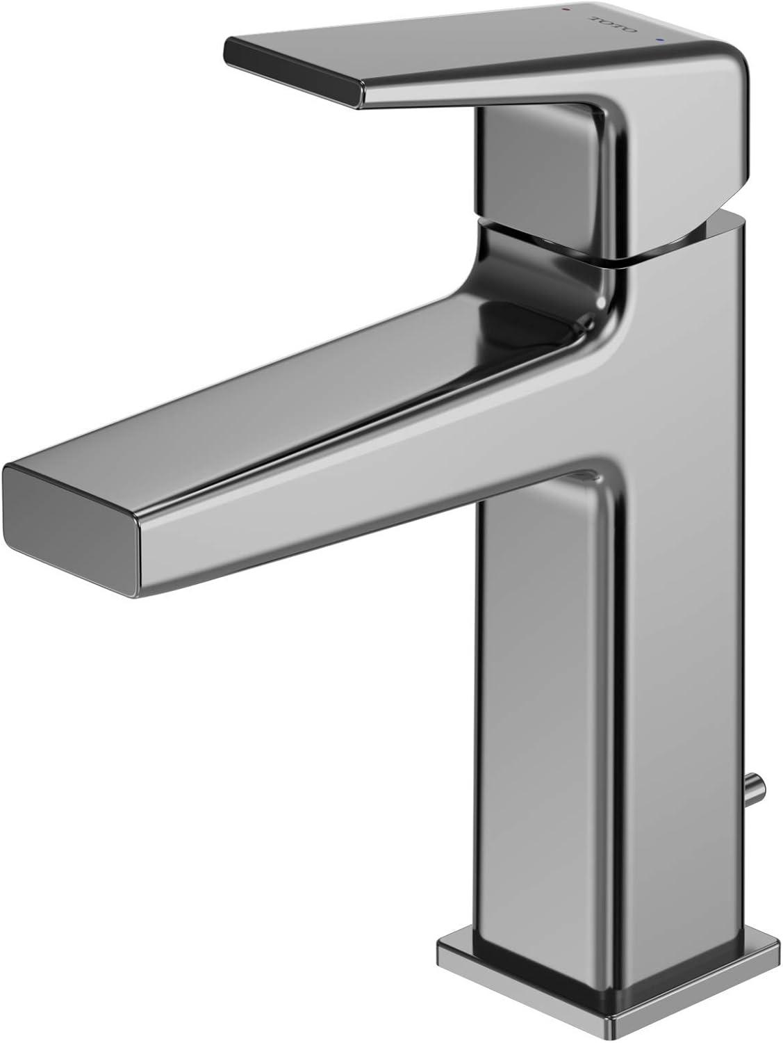 Polished Nickel Modern Single-Handle 8'' Bathroom Faucet