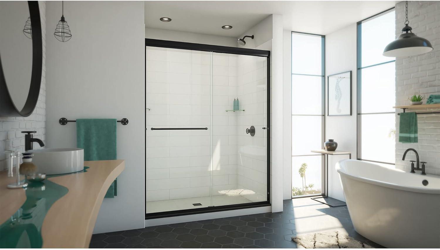 DreamLine Alliance Pro ML 56-60 in. W x 74 1/2 in. H Semi-Frameless Sliding Shower Door