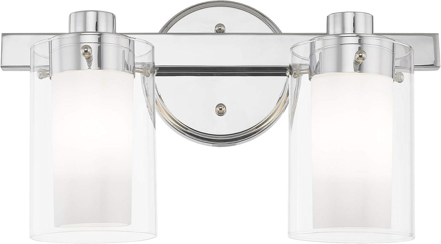 Livex Lighting Manhattan 2 - Light Vanity in  Polished Chrome