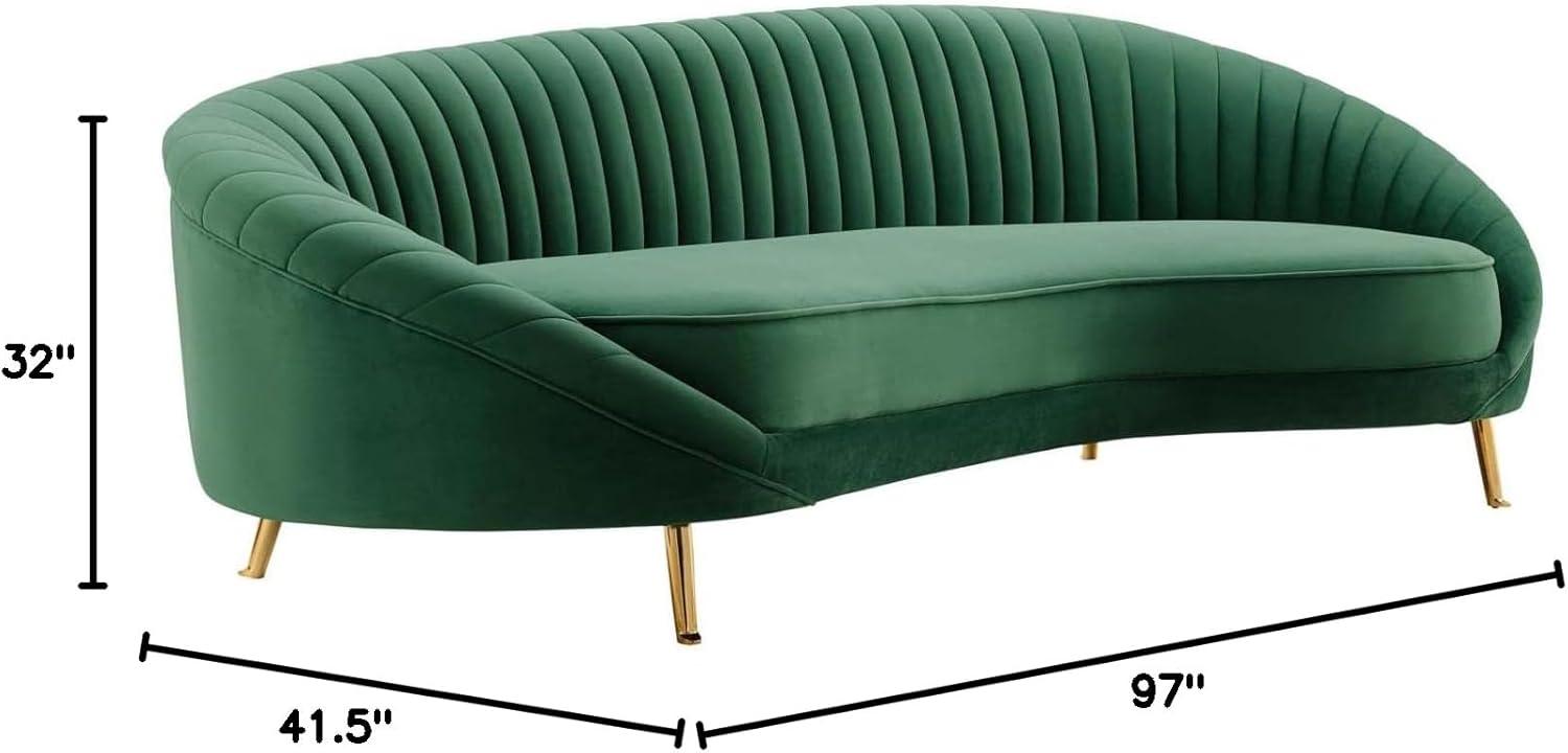 97'' Velvet Sofa