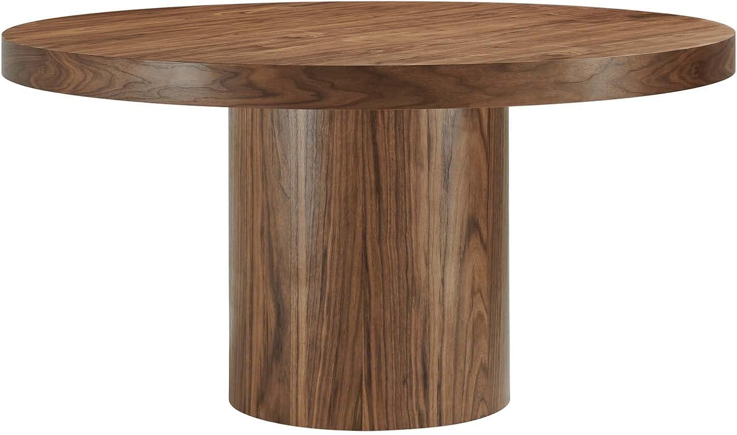 Gratify 60" Round Walnut Veneer Dining Table