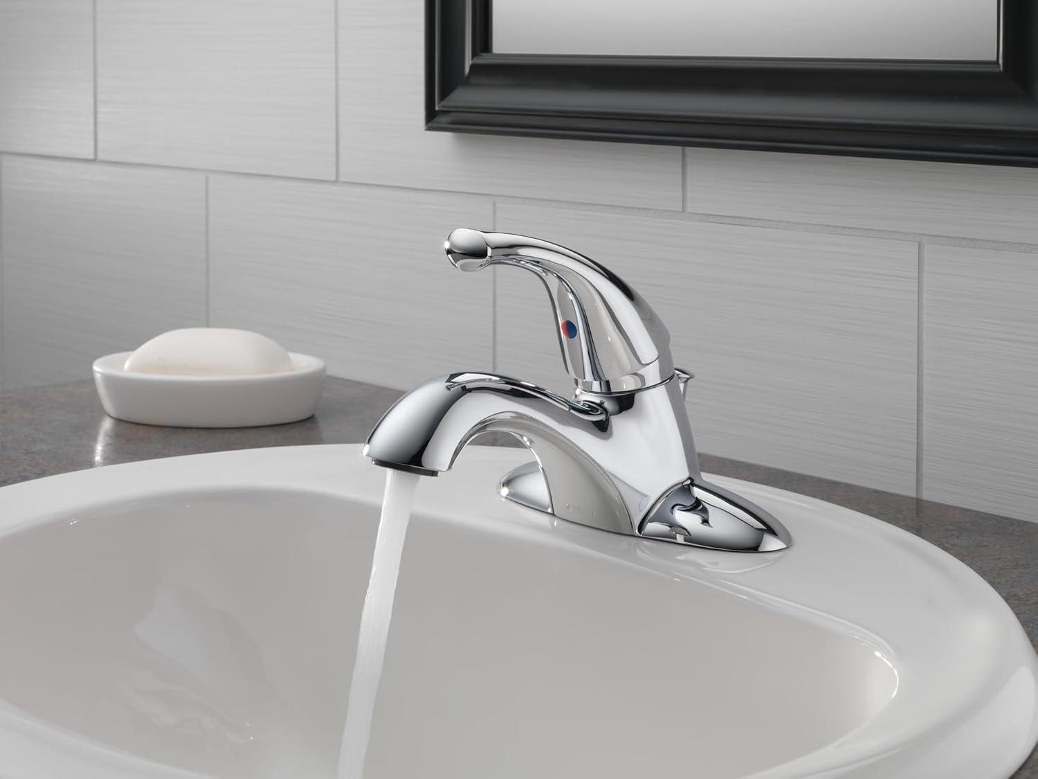 Classic Centerset Bathroom Faucet with Drain Assembly and DIAMOND™ Seal Technology