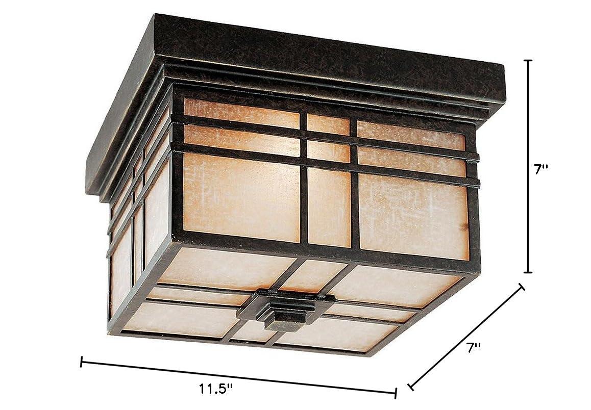 Quoizel Lighting Hillcrest 2 - Light Flush Mount in  Imperial Bronze