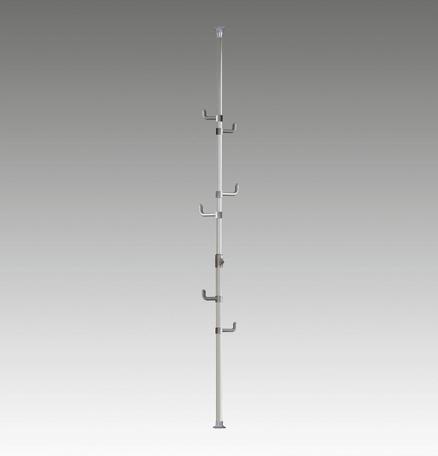 prince hanger, one-touch coat rack, silver, steel, free standing, phus-0012, made in korea