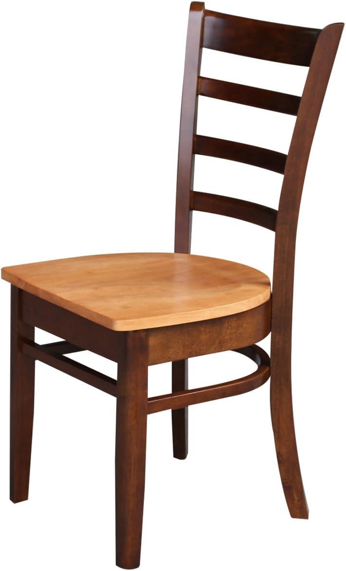 International Concepts Set of Two Emily Side Chairs