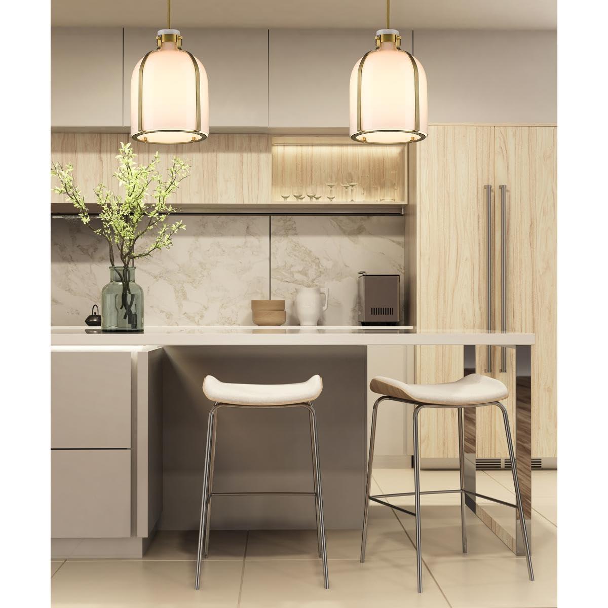 Z-Lite Pearson 1 - Light Chandelier in  Rubbed Brass