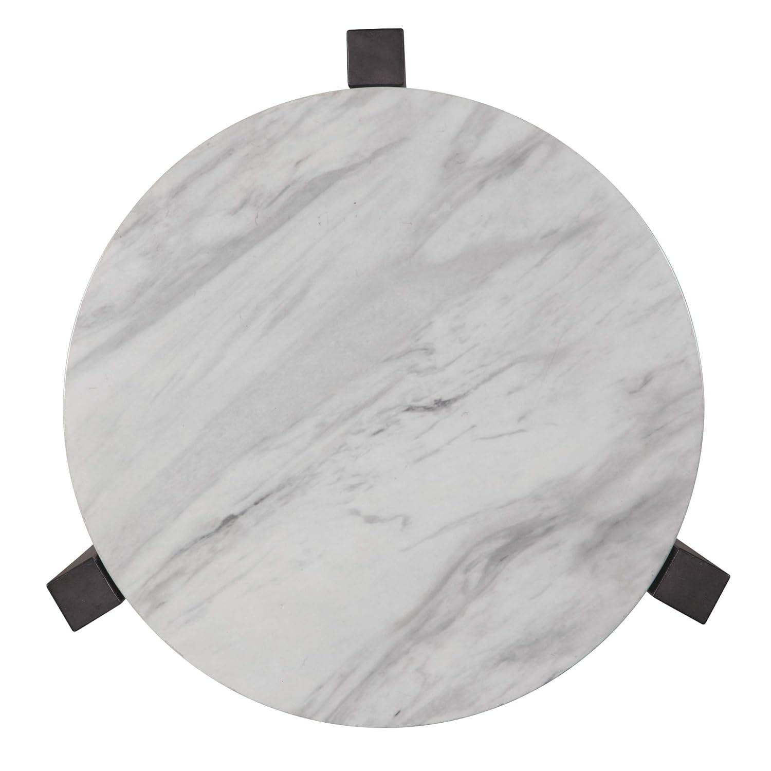 Signature Design by Ashley Casual Briarsboro Accent Table (Set of 2) White/Black