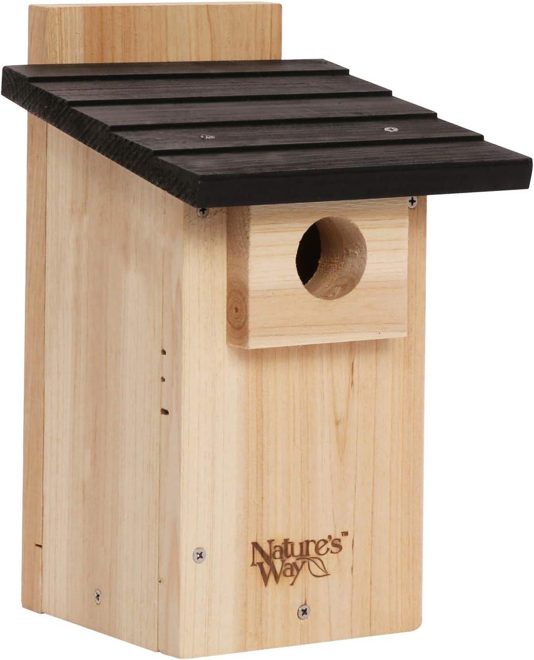 Nature's Way Cedar Bluebird Viewing House, Brown