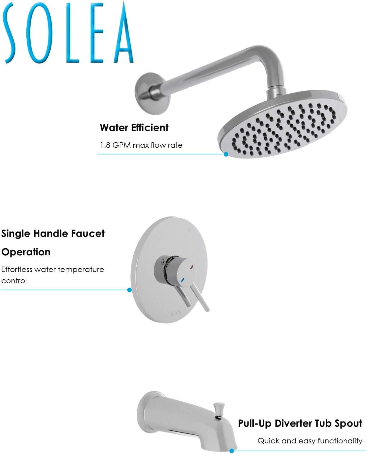 Safavieh Solea Evoke Bathroom Combination in Chrome