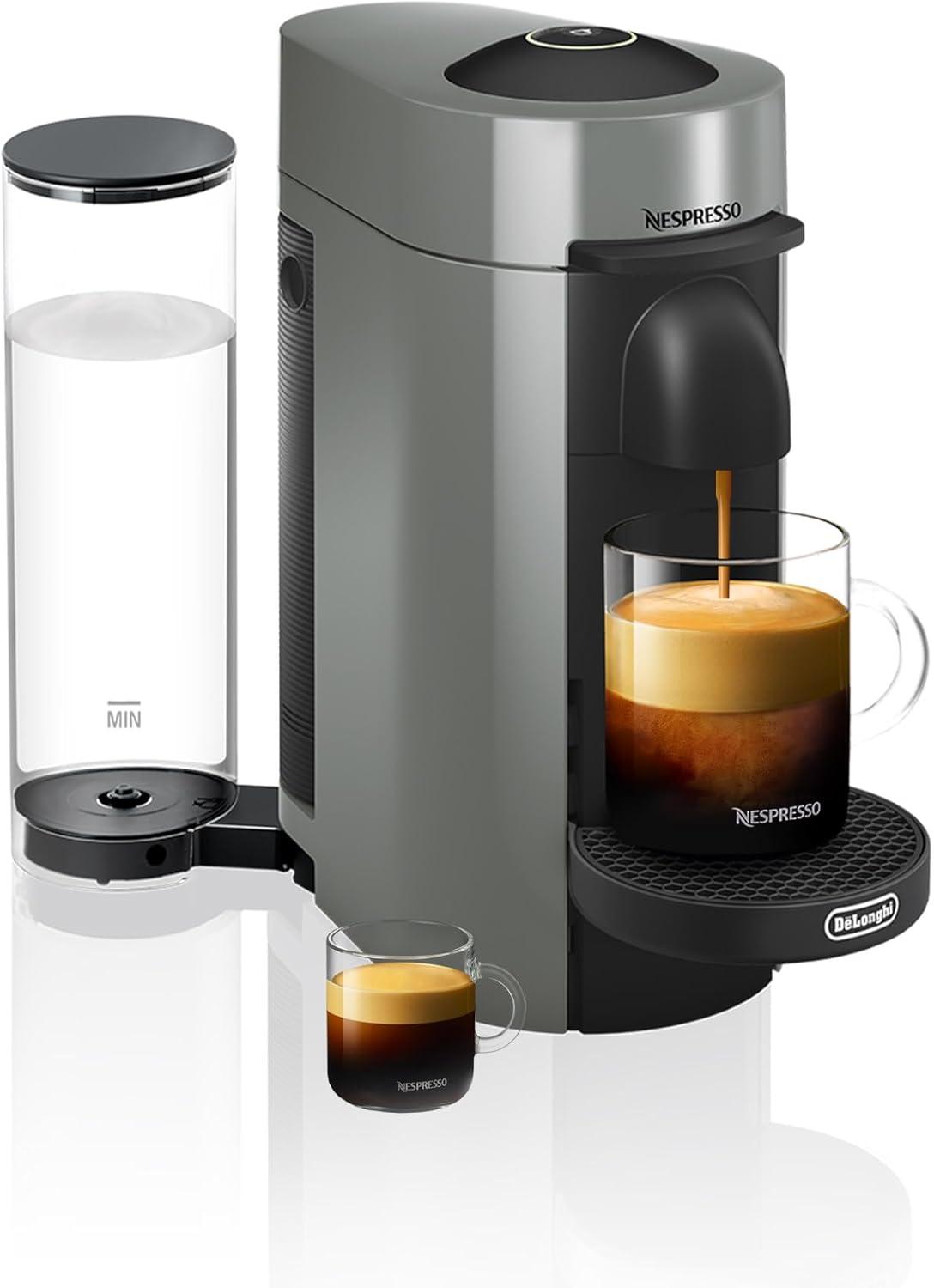 Nespresso ® by De'Longhi ® Grey VertuoPlus Coffee and Espresso Machine
