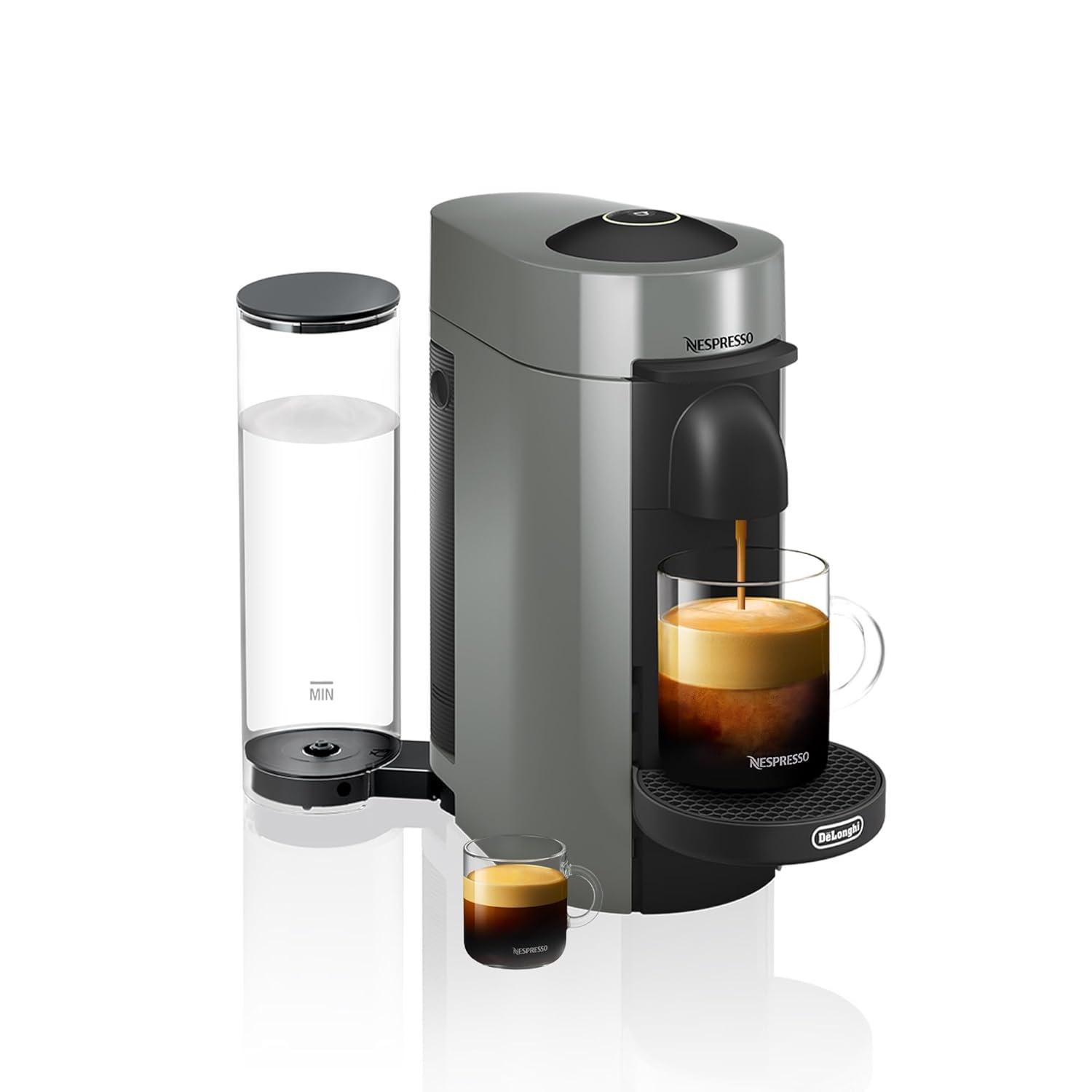 Nespresso ® by De'Longhi ® Grey VertuoPlus Coffee and Espresso Machine
