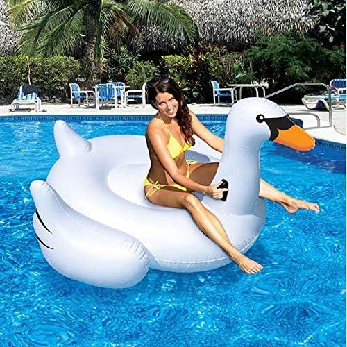 Swimline Swimming Pool Giant Rideable Inflatable Swan + Flamingo | 90621 + 90627