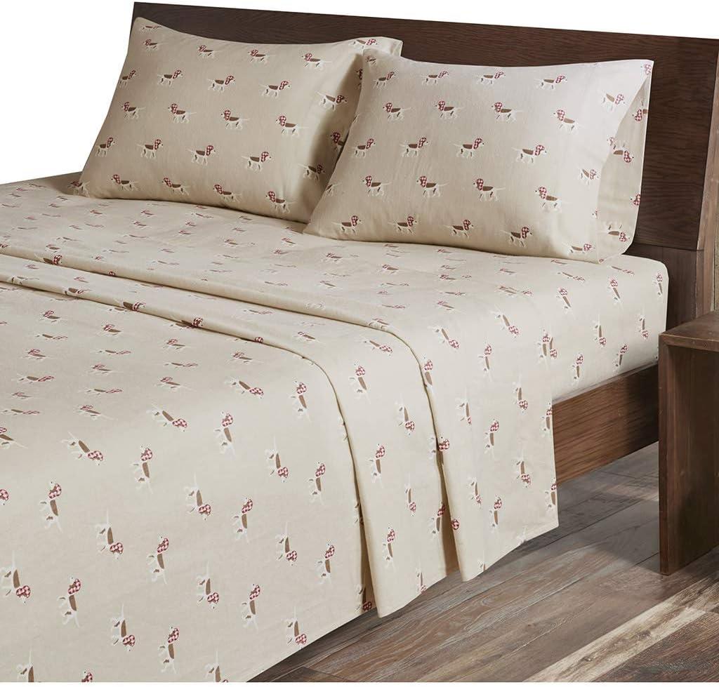 Woolrich 100% Cotton Flannel Sheet Set