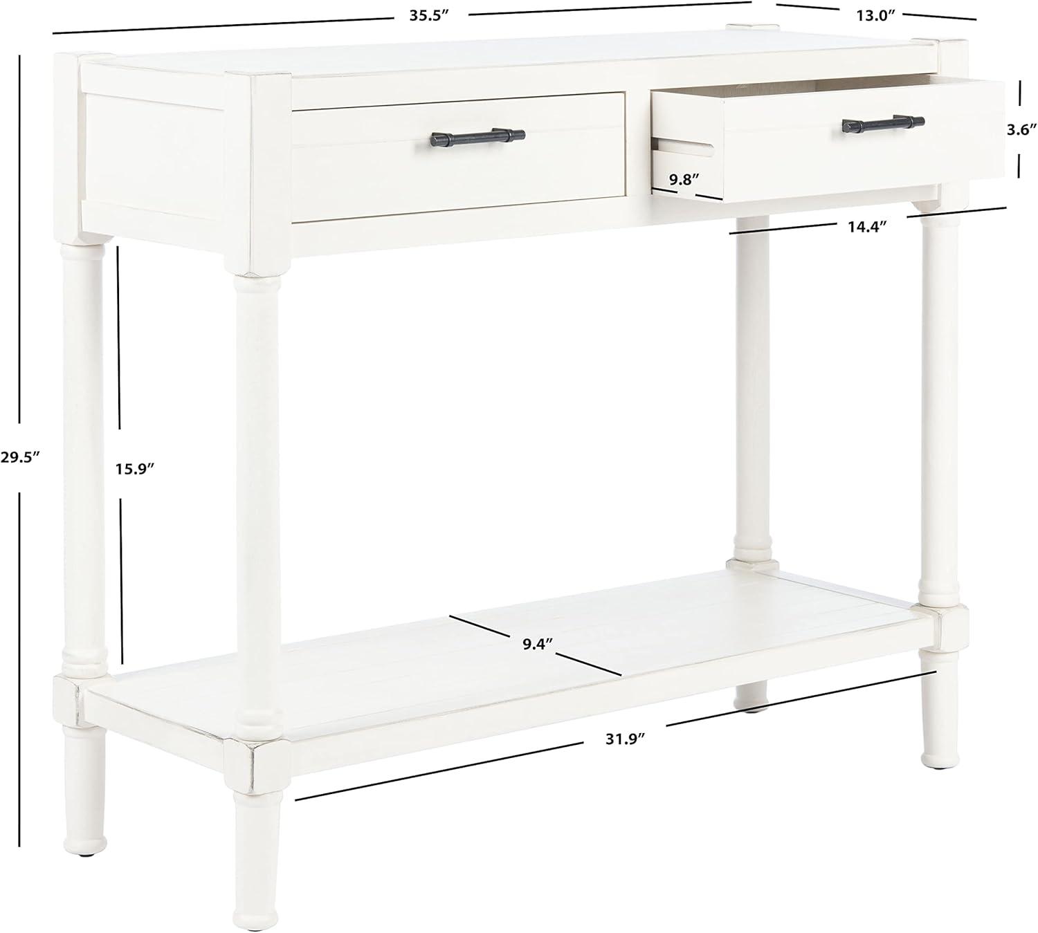 Filbert 2 Drawer Console Table  - Safavieh