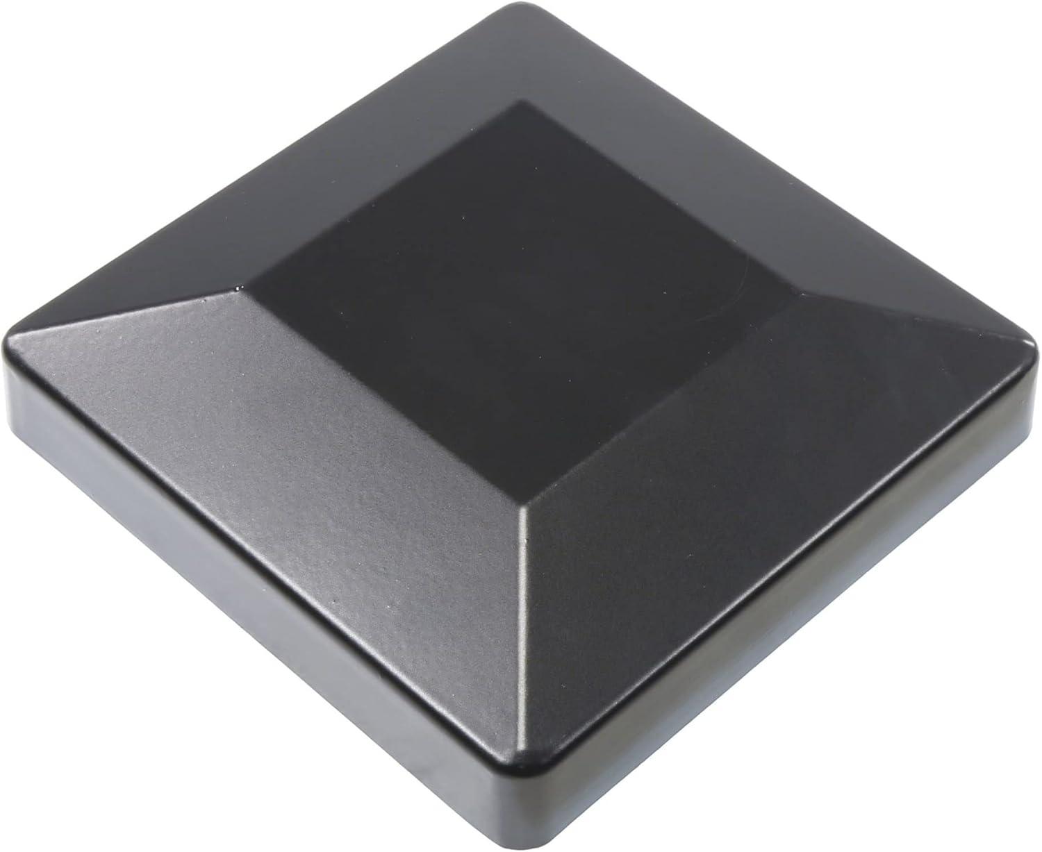 Black Aluminum 6" x 6" Square Post Cap